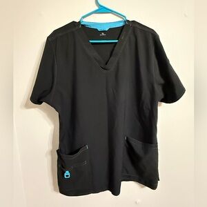 Carhartt Black Top and Bottom Scrub Set